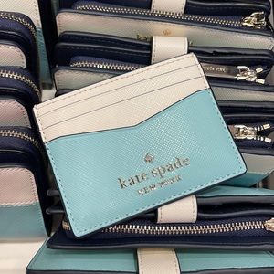 Kate Spade Small Slim Card Holder Poolside Multi